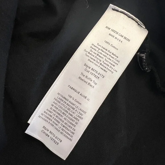 Current Elliott Ruffle Tee - Picture 5 of 5